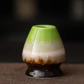 茶筅立て(窯変グリーン)