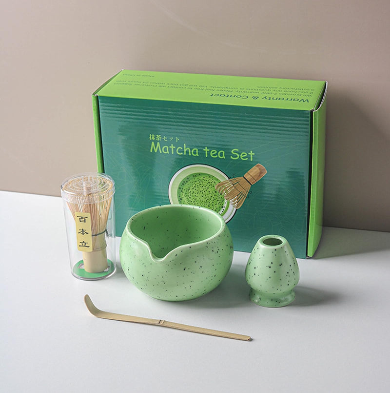 JIKANNOYA 抹茶 セット 抹茶セット 自宅用 茶道具 初心者 お点前セット 抹茶 陶器 抹茶茶碗 茶杓 茶杓立て 茶せん 百本立 茶筅立て くせ直し 綿茶巾 抹茶篩 茶道セット matcha set for beginners お手入れも簡単 母の日 父の日 誕生日 贈り物セット おしゃれ 500ml AQCJ57
