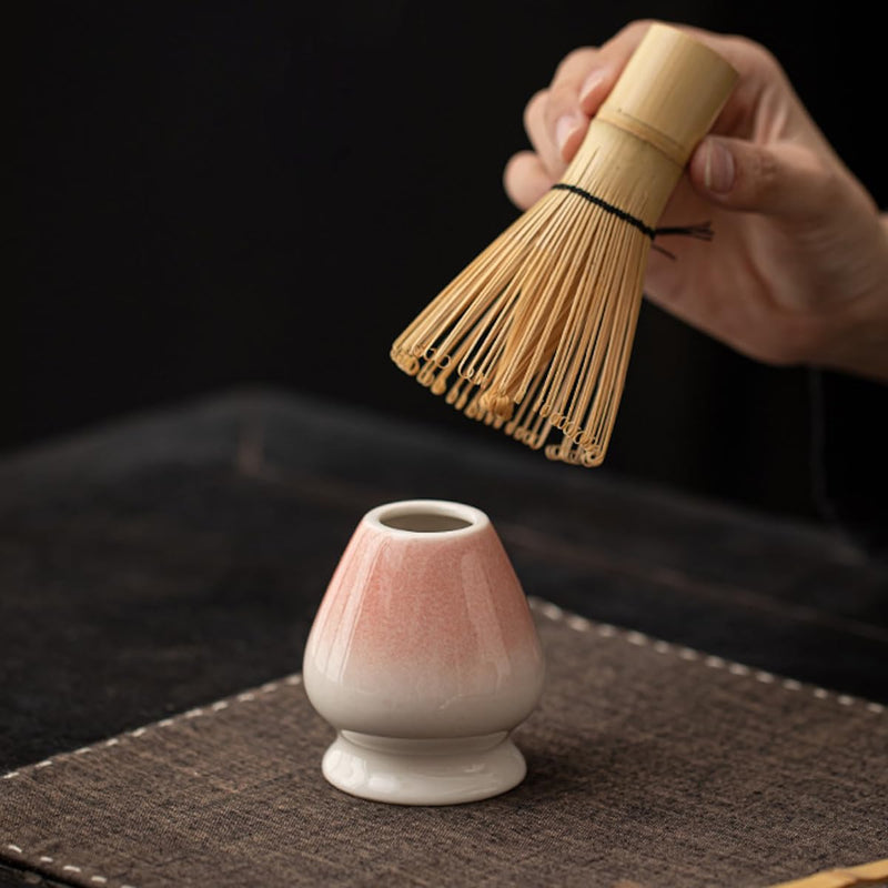 JIKANNOYA 抹茶 セット matcha set 茶道具 4点セット陶器 抹茶茶碗 bowl 茶杓 茶せん 百本立 whisk 茶筅立て くせ直し お手入れも簡単 初心者 自宅用 ceremony 母の日 父の日 誕生日 贈り物 gift おしゃれ cute 高級 おうち時間グッズ CJ152