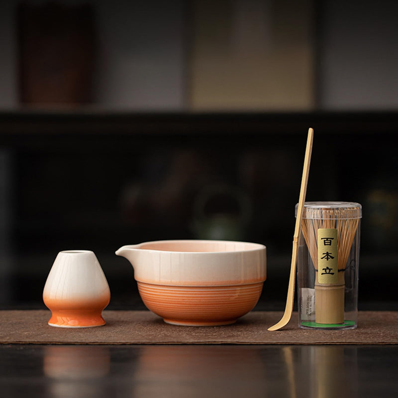 JIKANNOYA 抹茶 セット 抹茶セット 自宅用 茶道具 初心者 お点前セット 抹茶 陶器 抹茶茶碗 茶杓 茶杓立て 茶せん 百本立 茶筅立て くせ直し 綿茶巾 抹茶篩 茶道セット matcha set for beginners お手入れも簡単 母の日 父の日 誕生日 贈り物セット おしゃれ 500ml AQCJ74