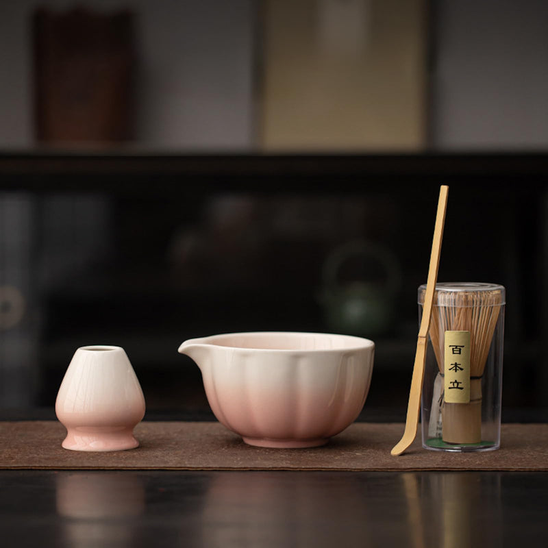 JIKANNOYA 抹茶 セット 抹茶セット 自宅用 茶道具 初心者 お点前セット 抹茶 陶器 抹茶茶碗 茶杓 茶杓立て 茶せん 百本立 茶筅立て くせ直し 綿茶巾 抹茶篩 茶道セット matcha set for beginners お手入れも簡単 母の日 父の日 誕生日 贈り物セット おしゃれ 450ml AQCJ75