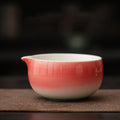 抹茶茶碗(グラデーションレッド)
