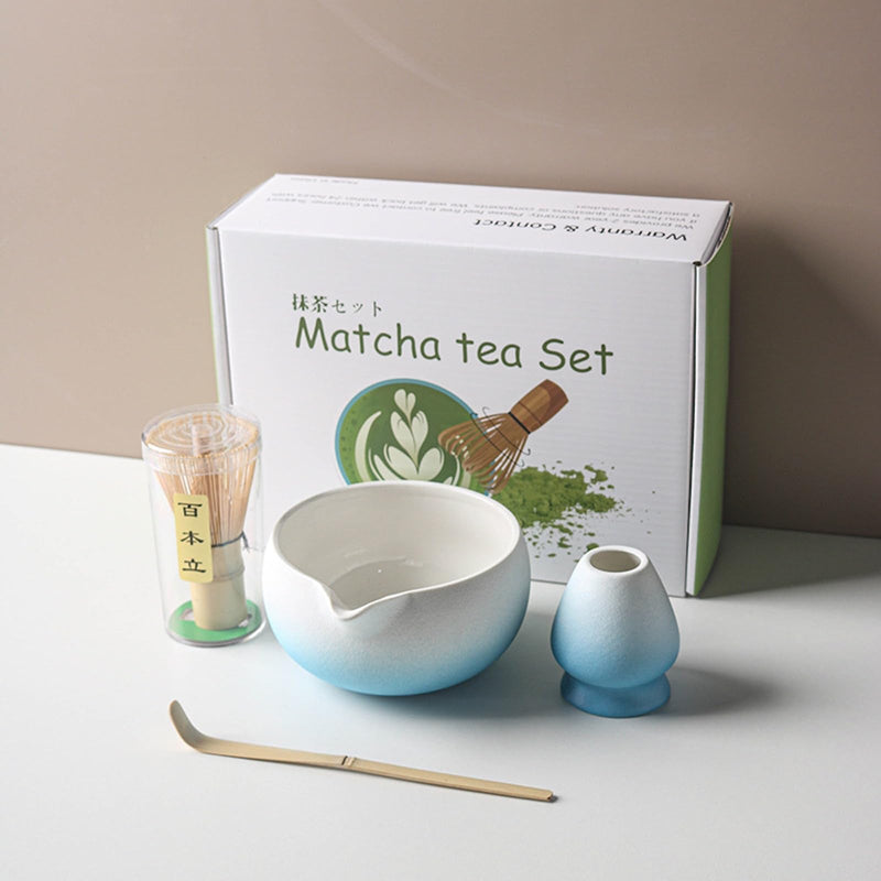 JIKANNOYA 抹茶セット 自宅用 抹茶 セット 茶道具 初心者 お点前セット 抹茶 陶器 抹茶茶碗 注ぎ口付き 茶杓 茶杓立て 茶せん 百本立 茶筅立て くせ直し 綿茶巾 抹茶篩 茶道セット matcha set for beginners お手入れも簡単 母の日 父の日 誕生日 贈り物 おしゃれ 500ml AQCJ66