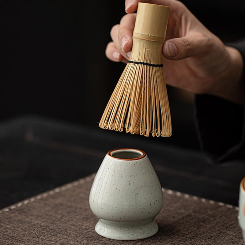 JIKANNOYA 抹茶 セット matcha set 茶道具 4点セット 抹茶茶碗 bowl 茶杓 茶せん 百本立 whisk 茶筅立て くせ直し お手入れも簡単 初心者 自宅用 ceremony 母の日 父の日 誕生日 贈り物 gift 持ち運び おしゃれ cute 高級 おうち時間グッズ CJ170