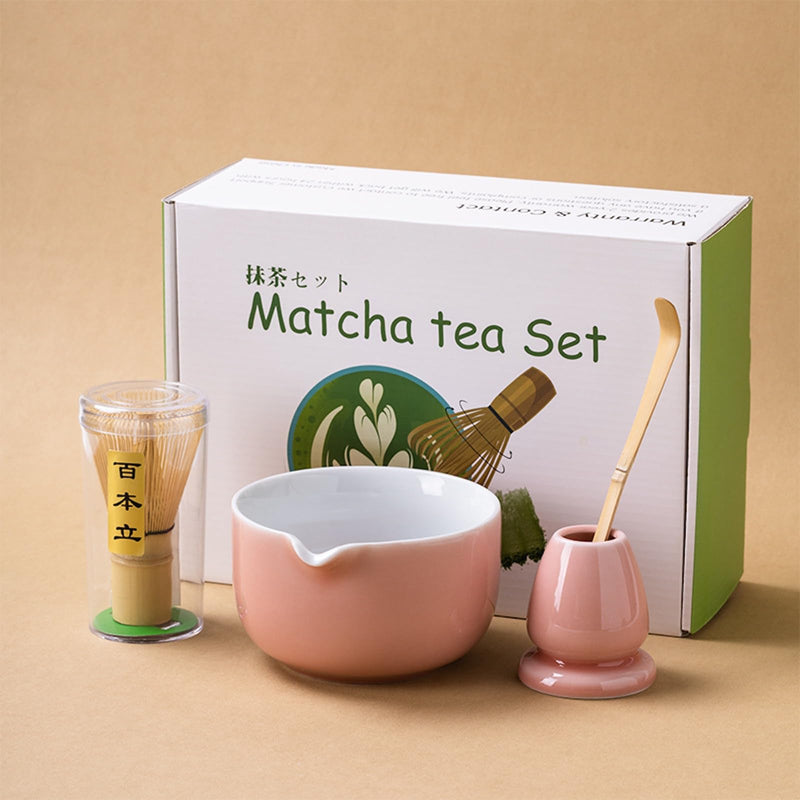 JIKANNOYA 抹茶セット 自宅用 茶道具 初心者 抹茶 セット お点前セット 陶器 抹茶 抹茶茶碗 茶杓 茶杓立て 茶せん 百本立 茶筅立て くせ直し 綿茶巾 抹茶篩 茶道セット matcha set for beginners お手入れも簡単 母の日 父の日 誕生日 贈り物セット ギフトボックス包装 AQCJ62
