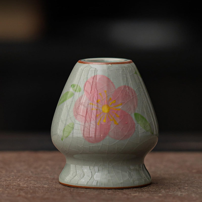 JIKANNOYA 抹茶 セット matcha set 茶道具 4点セット陶器 抹茶茶碗 bowl 茶杓 茶せん 百本立 whisk 茶筅立て くせ直し お手入れも簡単 初心者 自宅用 ceremony 母の日 父の日 誕生日 贈り物 gift おしゃれ cute 高級 おうち時間グッズ 汝窯 CJ153