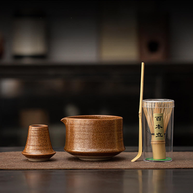 JIKANNOYA 抹茶 セット 茶道具 茶道セット 初心者 抹茶セット matcha set ceremony for beginners お点前セット whisk chasen 抹茶 陶器 抹茶茶碗 茶杓 茶杓立て 茶せん 茶筅 百本立 茶筅立て くせ直し 綿茶巾 抹茶篩 お手入れも簡単 自宅用 母の日 父の日 誕生日 プレゼント 贈り物 おしゃれ AQCJ116