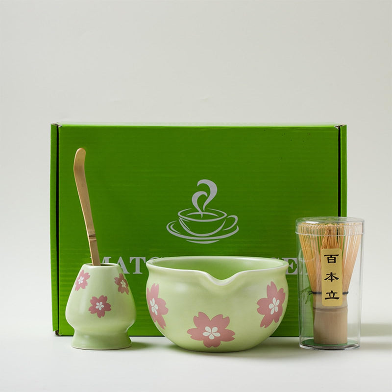 JIKANNOYA 抹茶 セット 抹茶セット 自宅用 茶道具 初心者 お点前セット 抹茶 陶器 抹茶茶碗 茶杓 茶杓立て 茶せん 百本立 茶筅立て くせ直し 綿茶巾 抹茶篩 茶道セット matcha set for beginners お手入れも簡単 母の日 父の日 誕生日 贈り物セット おしゃれ 500ml AQCJ59