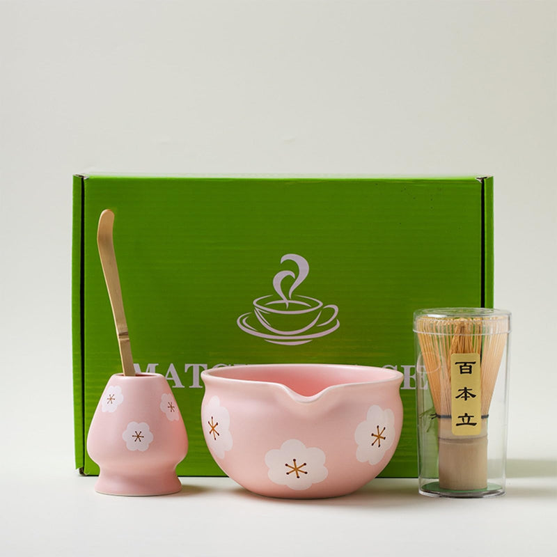 JIKANNOYA 抹茶 セット 抹茶セット 自宅用 茶道具 初心者 お点前セット 抹茶 陶器 抹茶茶碗 茶杓 茶杓立て 茶せん 百本立 茶筅立て くせ直し 綿茶巾 抹茶篩 茶道セット matcha set for beginners お手入れも簡単 母の日 父の日 誕生日 贈り物セット おしゃれ 500ml AQCJ59