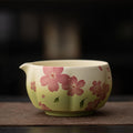 抹茶茶碗(青桜)