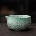 抹茶茶碗(ライトグリーン（ドット）)