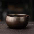 抹茶茶碗(鎏金鉄釉)