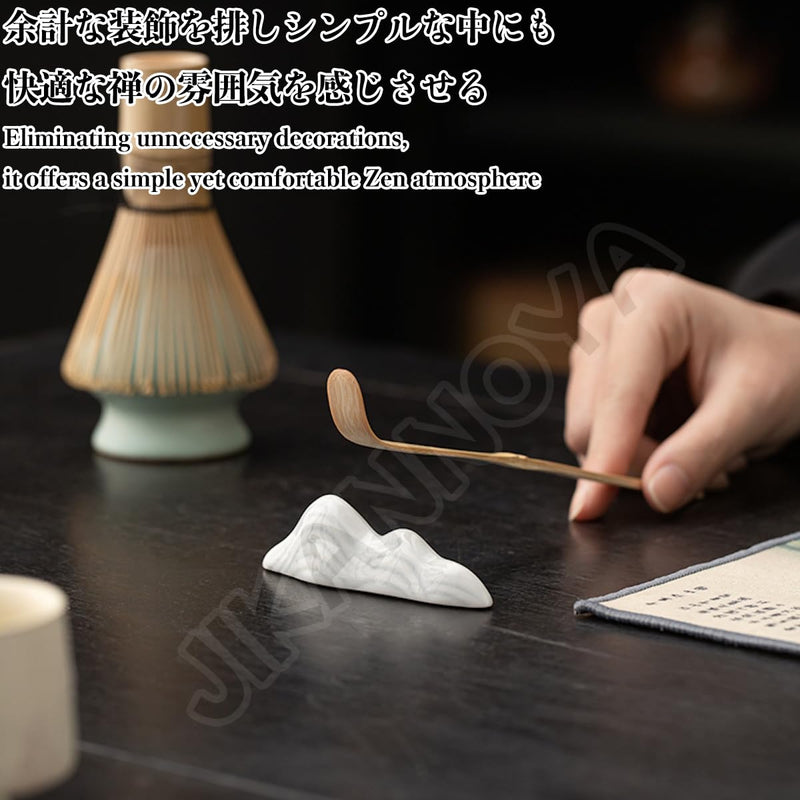 JIKANNOYA 抹茶セット 抹茶 セット 自宅用 茶道具 初心者 お点前セット 抹茶 陶器 抹茶茶碗 茶杓 茶杓立て 茶せん 百本立 茶筅立て くせ直し 綿茶巾 抹茶篩 茶道セット matcha set for beginners お手入れも簡単 母の日 父の日 誕生日 贈り物 おしゃれ 汝窯 500ml AQCJ94