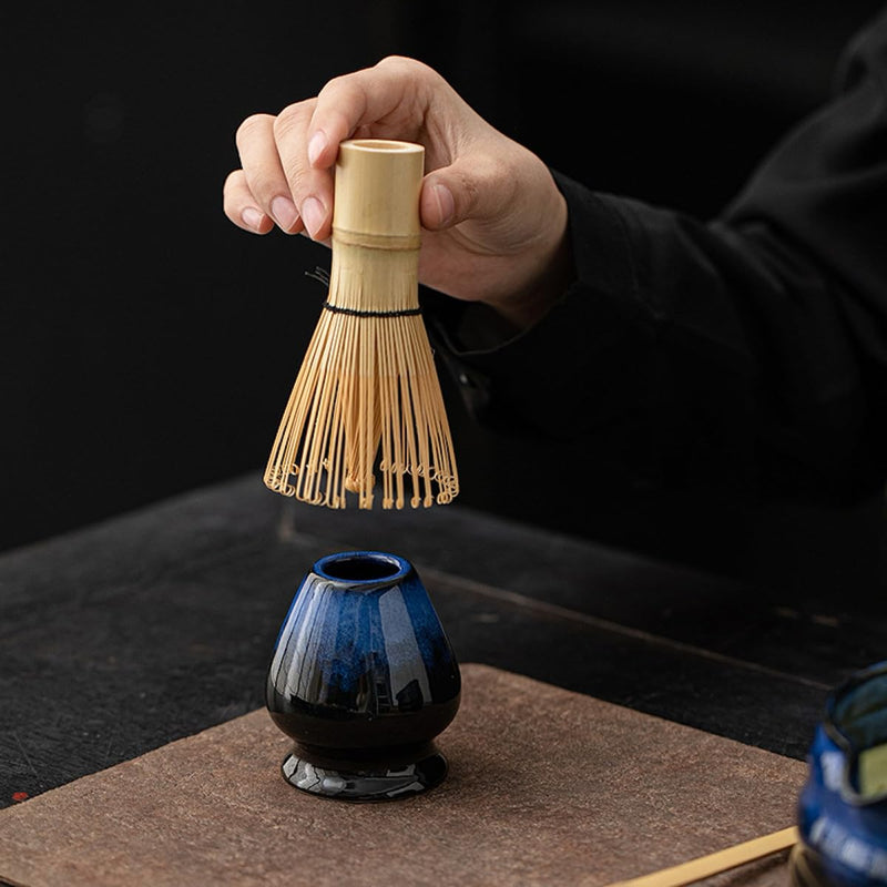 JIKANNOYA 抹茶 セット matcha set 茶道具 4点セット 抹茶茶碗 bowl 茶杓 茶せん 百本立 whisk 茶筅立て くせ直し お手入れも簡単 初心者 自宅用 ceremony 母の日 父の日 誕生日 贈り物 gift 持ち運び おしゃれ cute 高級 おうち時間グッズ CJ173