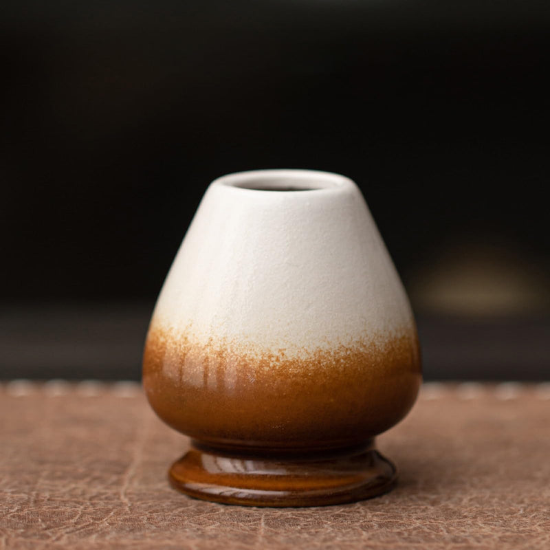 JIKANNOYA 抹茶セット 茶道具 初心者 自宅用 お点前セット matcha set 茶道 茶器 茶杓 茶筅 茶せん 百本立 茶筅立て くせ直し 抹茶篩 綿茶巾 陶器茶杓立て お手入れも簡単 持ち運び アウトドア 母の日 父の日 誕生日 贈り物 人気 おしゃれ 4点セット AQCJ71