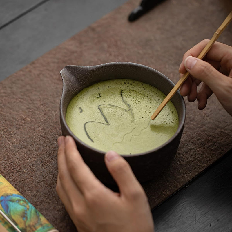 JIKANNOYA 抹茶 セット matcha set 茶道具 4点セット陶器 抹茶茶碗 bowl 茶杓 茶杓立て 茶せん 百本立 whisk 茶筅立て くせ直し 綿茶巾 抹茶篩 お手入れも簡単 初心者 自宅用 ceremony 母の日 父の日 誕生日 贈り物 gift おしゃれ cute 高級 CJ141