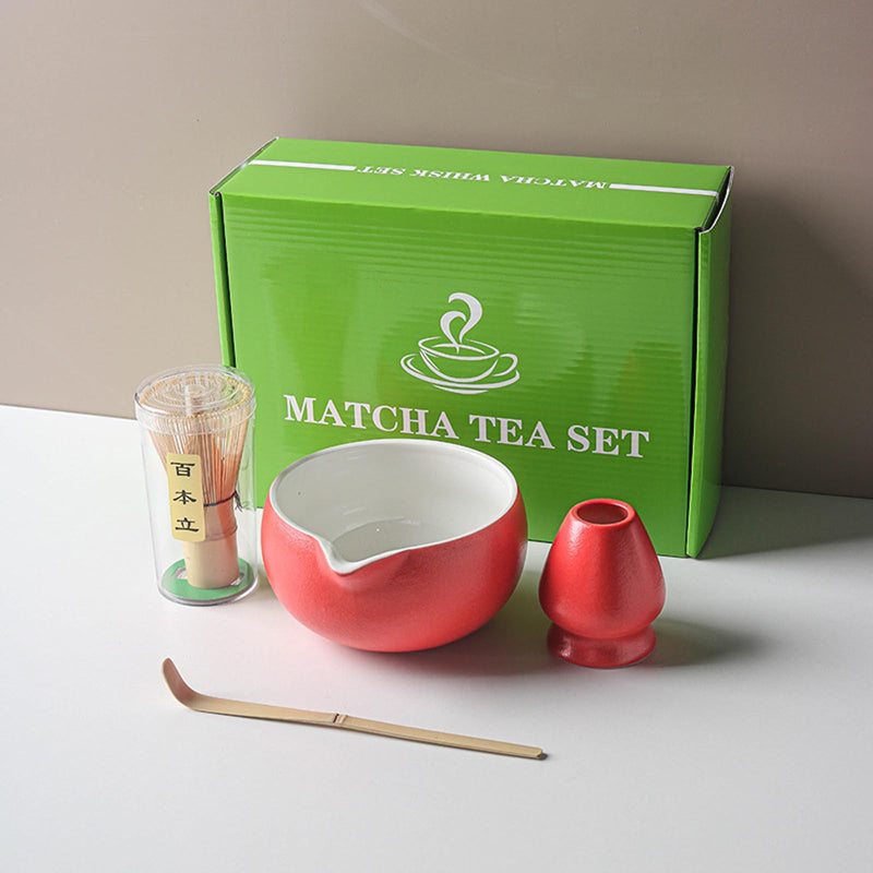 JIKANNOYA 抹茶セット 抹茶 セット 自宅用 茶道具 初心者 お点前セット 抹茶 陶器 抹茶茶碗 注ぎ口付き 茶杓 茶杓立て 茶せん 百本立 茶筅立て くせ直し 綿茶巾 抹茶篩 茶道セット matcha set for beginners お手入れも簡単 母の日 父の日 誕生日 贈り物セット おしゃれ 500ml AQCJ65