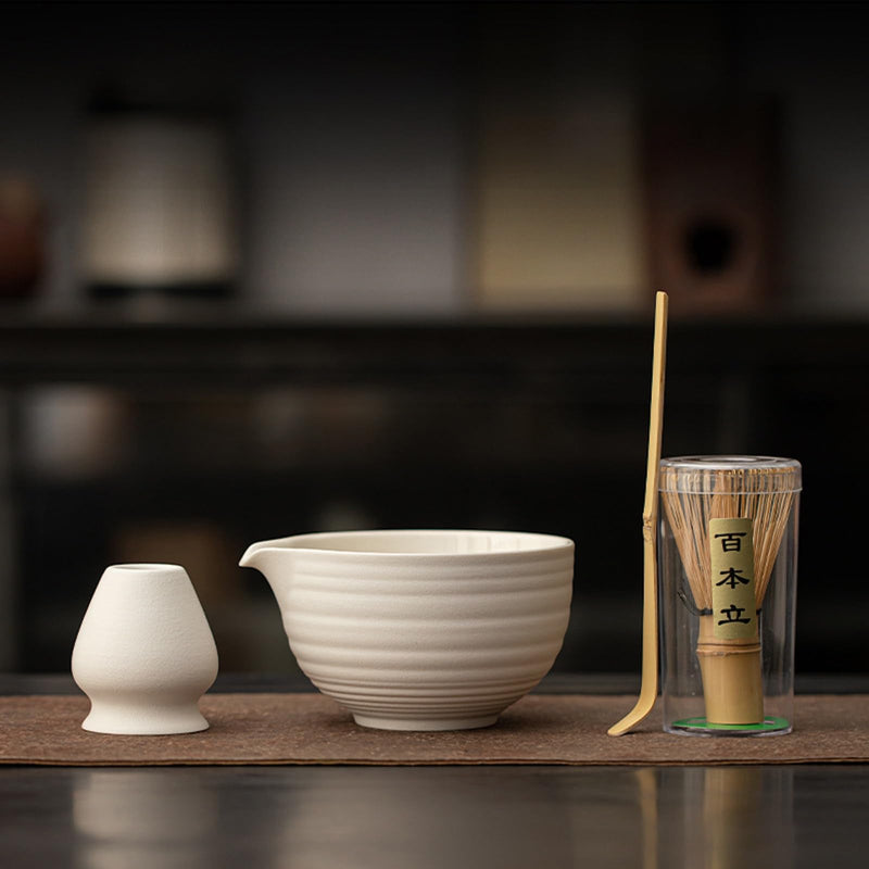 JIKANNOYA 抹茶 セット 茶道具 茶道セット 初心者 抹茶セット matcha set ceremony for beginners お点前セット whisk chasen 抹茶 陶器 抹茶茶碗 茶杓 茶杓立て 茶せん 茶筅 百本立 茶筅立て くせ直し 綿茶巾 抹茶篩 お手入れも簡単 自宅用 母の日 父の日 誕生日 プレゼント 贈り物 おしゃれ AQCJ115