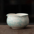 抹茶茶碗(シーブルー)