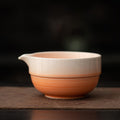 抹茶茶碗(オレンジ)