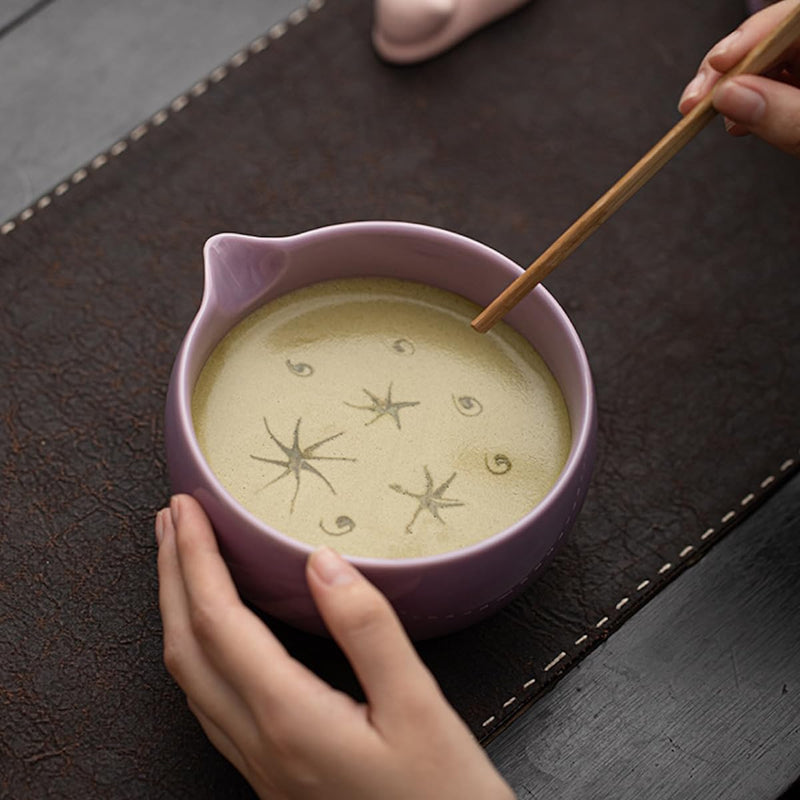 JIKANNOYA 抹茶 セット matcha set 茶道具 4点セット陶器 抹茶茶碗 bowl 茶杓 茶杓立て 茶せん 百本立 whisk 茶筅立て くせ直し 綿茶巾 抹茶篩 お手入れも簡単 初心者 自宅用 ceremony 母の日 父の日 誕生日 贈り物 gift おしゃれ cute 高級 CJ146