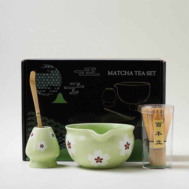 JIKANNOYA 抹茶セット 抹茶 セット 自宅用 茶道具 初心者 お点前セット 抹茶 陶器 抹茶茶碗 茶杓 茶杓立て 茶せん 百本立 茶筅立て くせ直し 綿茶巾 抹茶篩 茶道セット matcha set for beginners お手入れも簡単 母の日 父の日 誕生日 贈り物セット おしゃれ 500ml AQCJ61