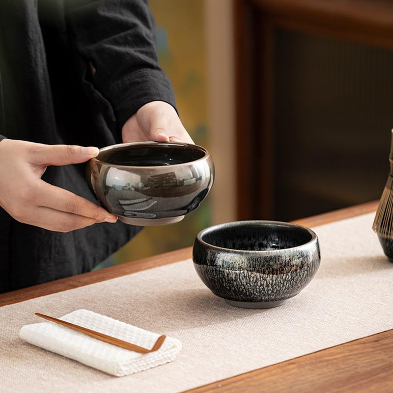 JIKANNOYA 抹茶 セット matcha set 茶道具 4点セット陶器 抹茶茶碗 bowl 茶杓 茶せん 百本立 whisk 茶筅立て くせ直し お手入れも簡単 初心者 自宅用 ceremony 母の日 父の日 誕生日 贈り物 gift おしゃれ cute 高級 おうち時間グッズ CJ165