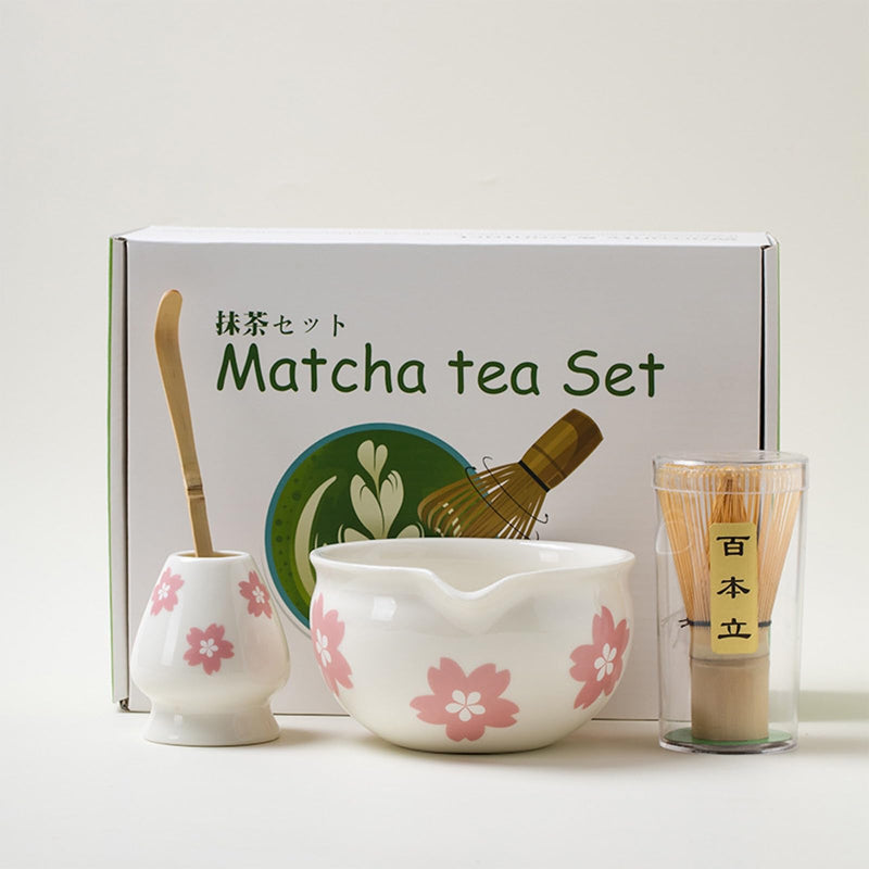 JIKANNOYA 抹茶 セット 抹茶セット 自宅用 茶道具 初心者 お点前セット 抹茶 陶器 抹茶茶碗 茶杓 茶杓立て 茶せん 百本立 茶筅立て くせ直し 綿茶巾 抹茶篩 茶道セット matcha set for beginners お手入れも簡単 母の日 父の日 誕生日 贈り物セット おしゃれ 500ml AQCJ60