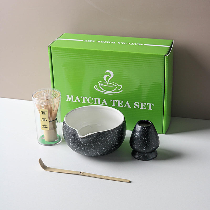 JIKANNOYA 抹茶セット 抹茶 セット 自宅用 茶道具 初心者 お点前セット 抹茶 陶器 抹茶茶碗 注ぎ口付き 茶杓 茶杓立て 茶せん 百本立 茶筅立て くせ直し 綿茶巾 抹茶篩 茶道セット matcha set for beginners お手入れも簡単 母の日 父の日 誕生日 贈り物セット おしゃれ 500ml AQCJ65