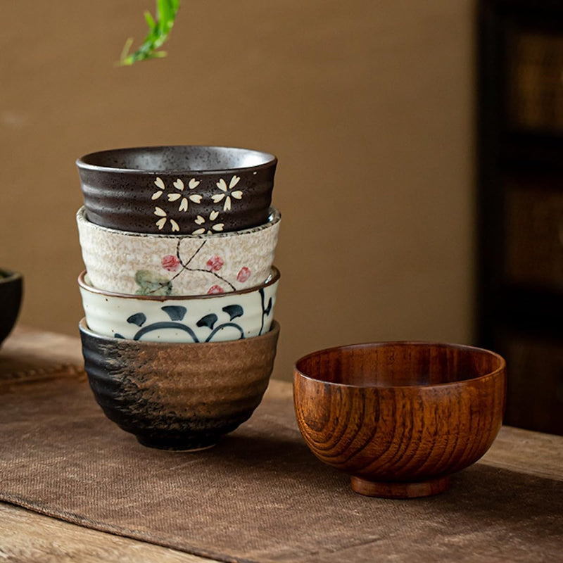 JIKANNOYA 抹茶セット 初心者 セット お点前セット 陶磁器茶碗 お茶缶 茶杓 茶杓立て 茶せん 百本立 茶筅立て くせ直し 綿茶巾 茶巾立て 抹茶篩 竹茶盤 茶道具 茶道 セット お手入れも簡単 母の日 父の日 誕生日 贈り物 470ml