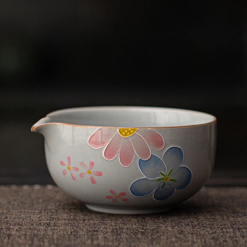 JIKANNOYA 抹茶 セット matcha set 茶道具 4点セット 抹茶茶碗 bowl 茶杓 茶せん 百本立 whisk 茶筅立て くせ直し お手入れも簡単 初心者 自宅用 ceremony 母の日 父の日 誕生日 贈り物 gift 持ち運び おしゃれ cute 高級 おうち時間グッズ 花 CJ177