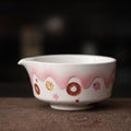 抹茶茶碗(グラデーションピンクグリーン)