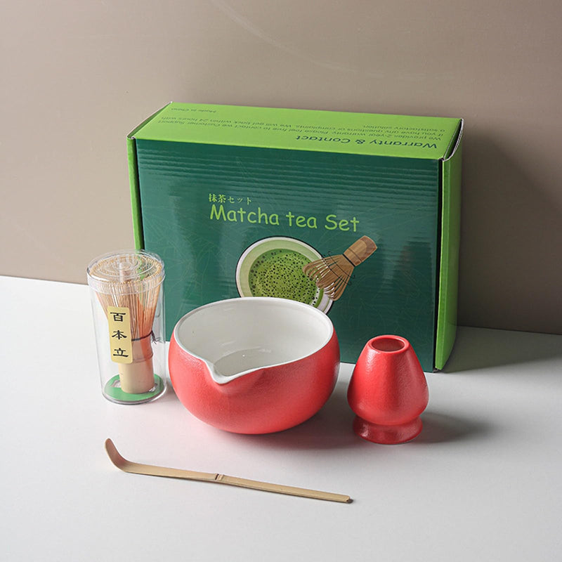 JIKANNOYA 抹茶セット 自宅用 抹茶 セット 茶道具 初心者 お点前セット 抹茶 陶器 抹茶茶碗 注ぎ口付き 茶杓 茶杓立て 茶せん 百本立 茶筅立て くせ直し 綿茶巾 抹茶篩 茶道セット matcha set for beginners お手入れも簡単 母の日 父の日 誕生日 贈り物セット おしゃれ 500ml AQCJ65