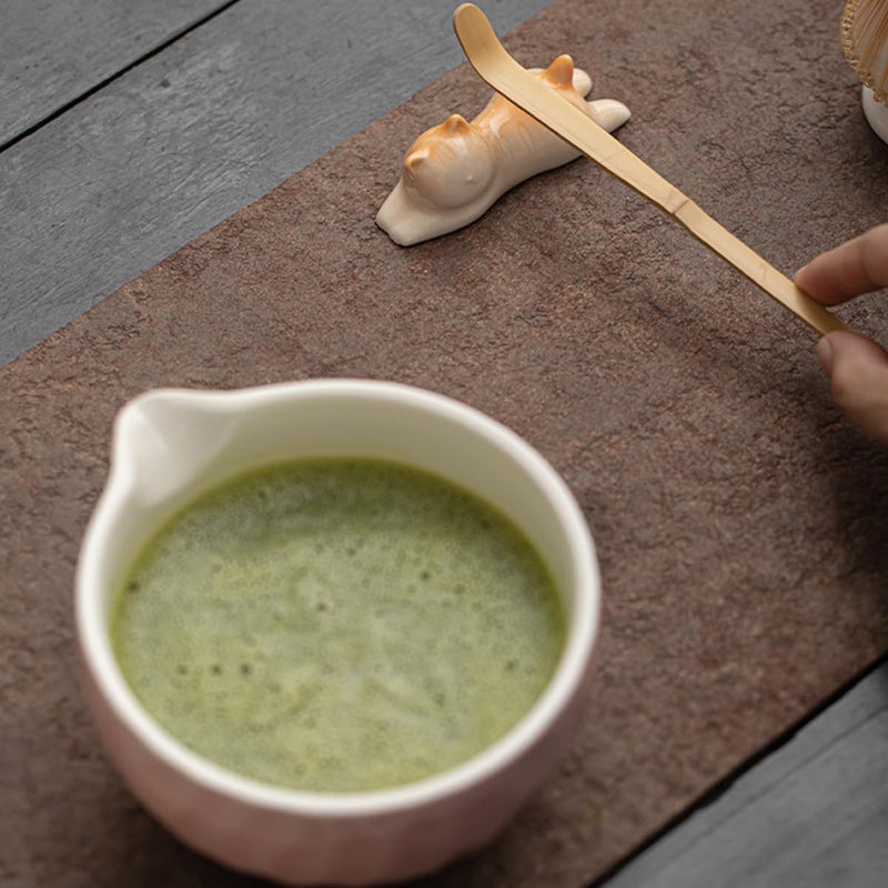 JIKANNOYA 抹茶 セット matcha set 茶道具 4点セット陶器 抹茶茶碗 bowl 茶杓 茶杓立て 茶せん 百本立 whisk 茶筅立て くせ直し 綿茶巾 抹茶篩 お手入れも簡単 初心者 自宅用 ceremony 母の日 父の日 誕生日 贈り物 gift おしゃれ cute 高級 CJ142