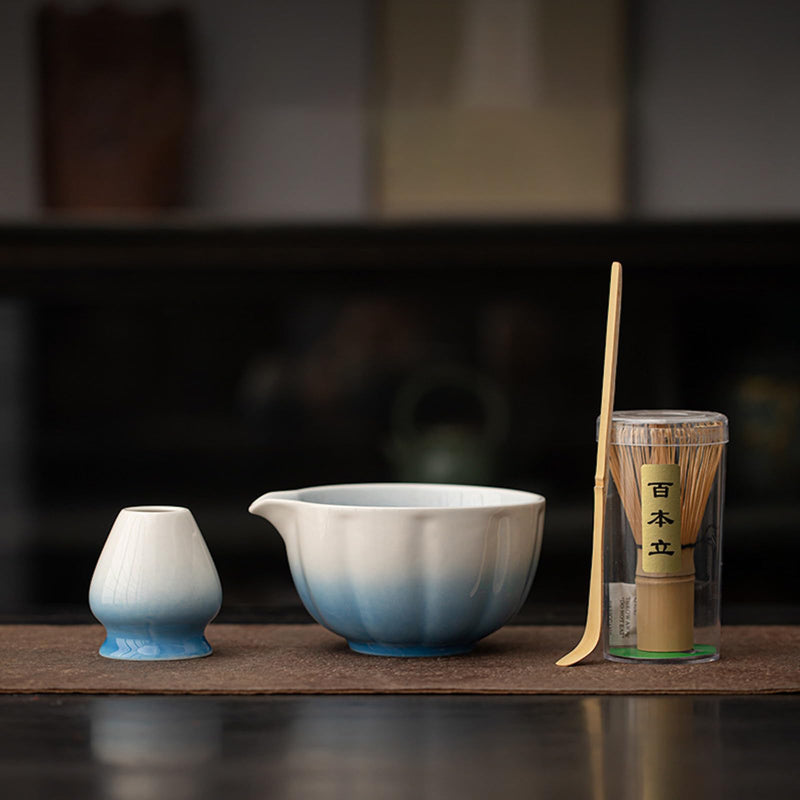 JIKANNOYA 抹茶 セット 抹茶セット 自宅用 茶道具 初心者 お点前セット 抹茶 陶器 抹茶茶碗 茶杓 茶杓立て 茶せん 百本立 茶筅立て くせ直し 綿茶巾 抹茶篩 茶道セット matcha set for beginners お手入れも簡単 母の日 父の日 誕生日 贈り物セット おしゃれ 450ml AQCJ75