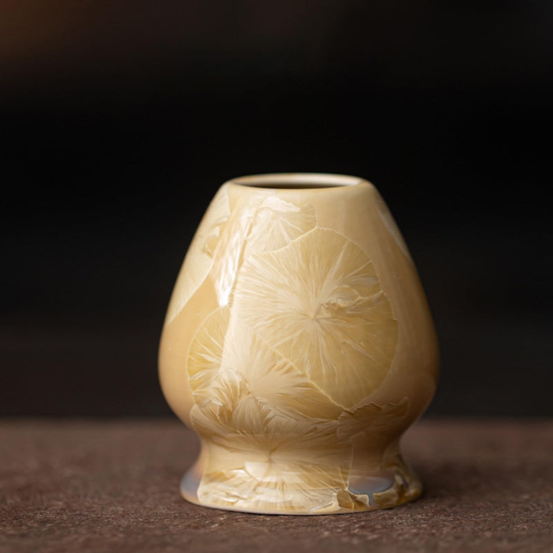 JIKANNOYA 抹茶セット 抹茶 セット 自宅用 茶道具 初心者 お点前セット 抹茶 陶器 抹茶茶碗 茶杓 茶杓立て 茶せん 百本立 茶筅立て くせ直し 綿茶巾 抹茶篩 茶道セット matcha set for beginners お手入れも簡単 母の日 父の日 誕生日 贈り物 おしゃれ 氷花柄 550ml AQCJ103