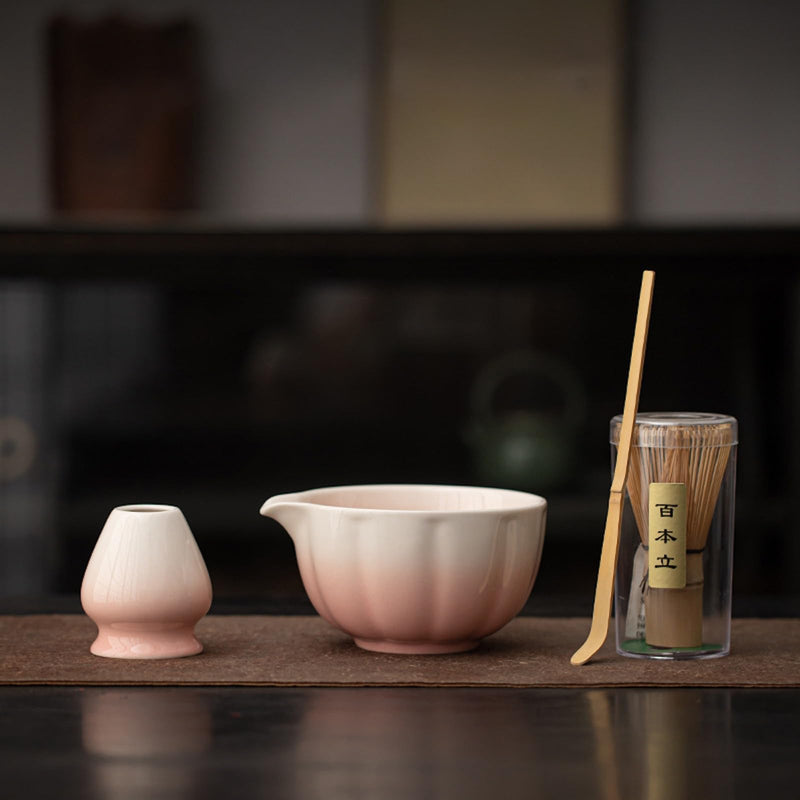 JIKANNOYA 抹茶セット 抹茶 セット 自宅用 茶道具 初心者 お点前セット 抹茶 陶器 抹茶茶碗 茶杓 茶杓立て 茶せん 百本立 茶筅立て くせ直し 綿茶巾 抹茶篩 茶道セット matcha set for beginners お手入れも簡単 母の日 父の日 誕生日 贈り物 おしゃれ 500ml AQCJ85