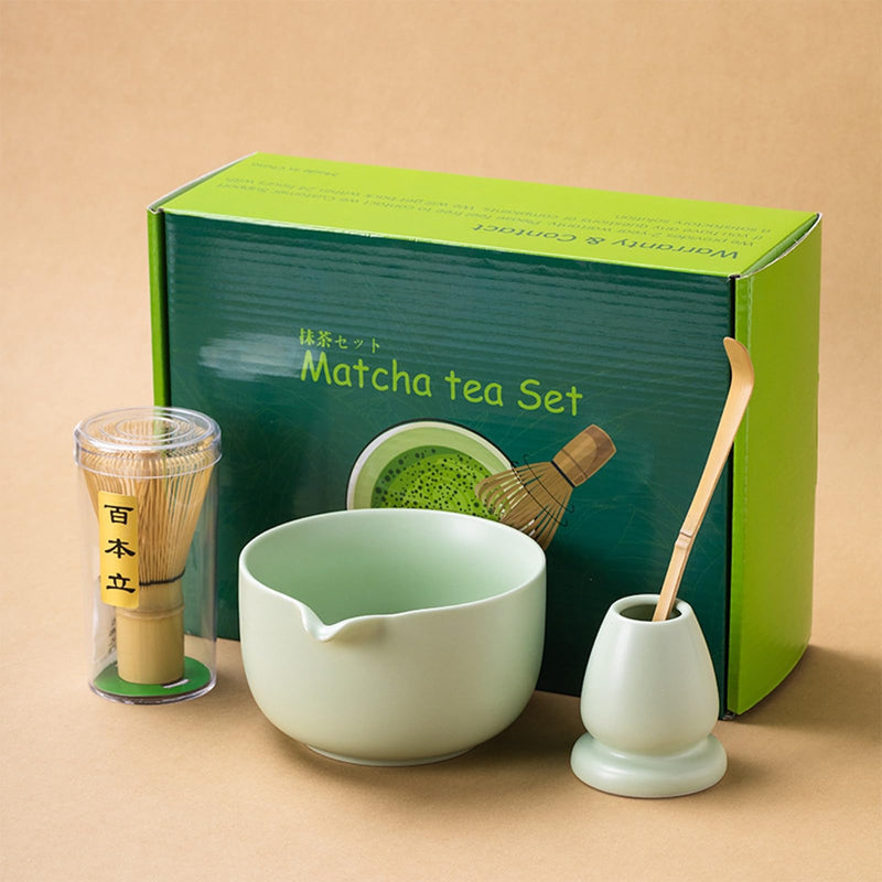 JIKANNOYA 抹茶セット 茶道具 初心者 抹茶 セット お点前セット 陶器 抹茶 抹茶茶碗 茶杓 茶杓立て 茶せん 百本立 茶筅立て くせ直し 綿茶巾 抹茶篩 茶道セット matcha set for beginners お手入れも簡単 母の日 父の日 誕生日 贈り物セット ギフトボックス包装 AQCJ47