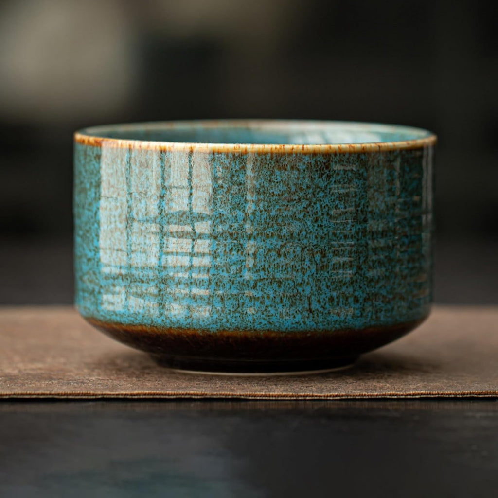 JIKANNOYA 茶道具 セット 抹茶セット お点前セット 4点セット 茶杓 茶筅 茶せん 百本立 茶筅立て くせ直し 初心者 抹茶スターター おうち時間グッズ お手入れも簡単 母の日 父の日 誕生日 贈り物 ブルー