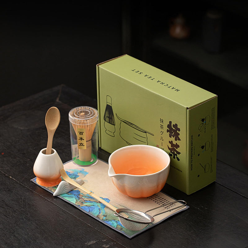 JIKANNOYA 抹茶セット 抹茶 セット 自宅用 茶道具 初心者 お点前セット 抹茶 陶器 抹茶茶碗 茶杓 茶杓立て 茶せん 百本立 茶筅立て くせ直し 綿茶巾 抹茶篩 茶道セット matcha set for beginners お手入れも簡単 母の日 父の日 誕生日 贈り物 おしゃれ CJ201