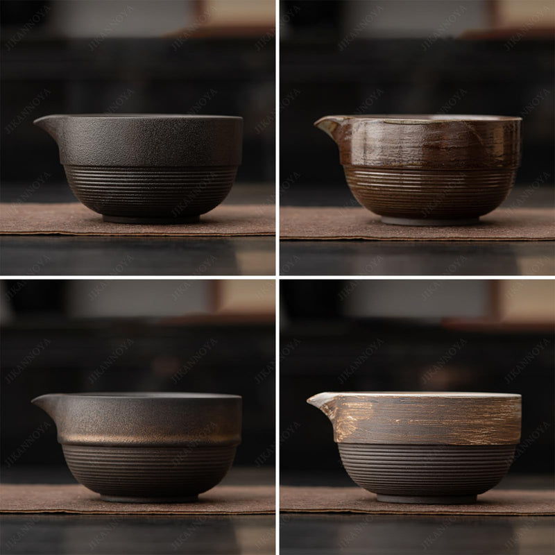 JIKANNOYA 茶道具 セット お点前セット 抹茶セット 4点セット 茶杓 茶筅 茶せん 百本立 茶筅立て くせ直し 初心者 抹茶スターター おうち時間グッズ お手入れも簡単 母の日 父の日 誕生日 贈り物