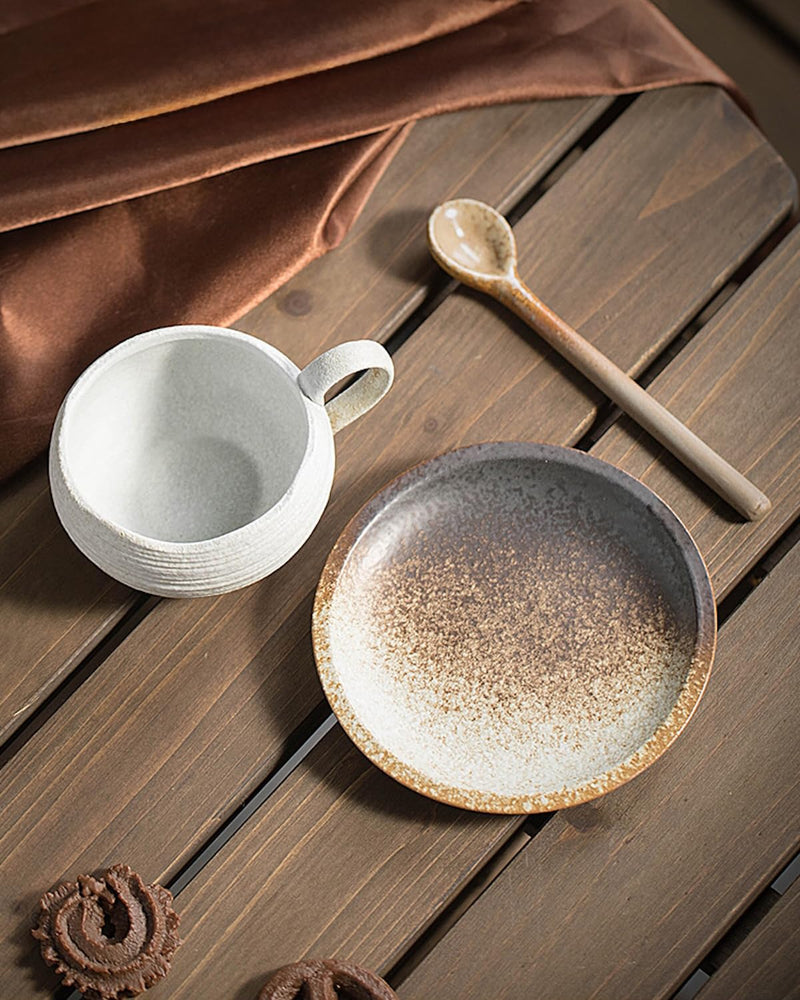 コーヒーカップ 陶器 ソーサー セット セラミック カップアンドソーサー ティーカップ 電子レンジ 食洗機対応 コーヒー 珈琲 お茶 ティー 高級 レトロ おしゃれ ソーサー付き 自宅用 カフェ食器 喫茶店 業務用 結婚祝い ギフト KFB02