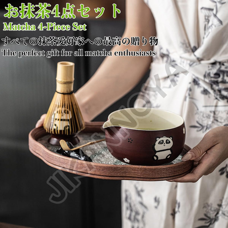 JIKANNOYA 抹茶セット 抹茶 セット 自宅用 茶道具 初心者 お点前セット 抹茶 陶器 抹茶茶碗 注ぎ口付き 茶杓 茶杓立て 茶せん 百本立 茶筅立て くせ直し 綿茶巾 抹茶篩 茶道セット matcha set for beginners お手入れも簡単 母の日 父の日 誕生日 贈り物 おしゃれ 500ml AQCJ123