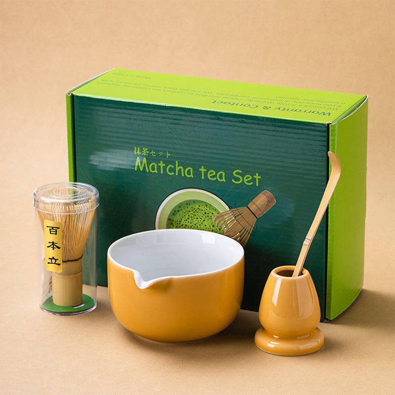 JIKANNOYA 抹茶セット 茶道具 初心者 抹茶 セット お点前セット 陶器 抹茶 抹茶茶碗 茶杓 茶杓立て 茶せん 百本立 茶筅立て くせ直し 綿茶巾 抹茶篩 茶道セット matcha set for beginners お手入れも簡単 母の日 父の日 誕生日 贈り物セット ギフトボックス包装 AQCJ47