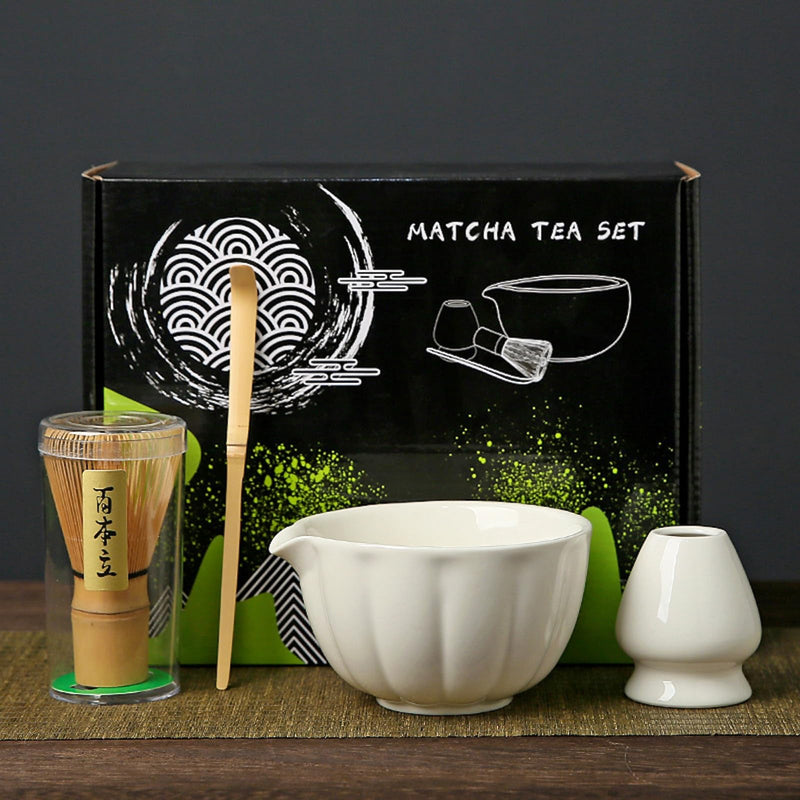 JIKANNOYA 抹茶セット 茶道具 初心者 抹茶 セット お点前セット 陶器 抹茶 抹茶茶碗 茶杓 茶杓立て 茶せん 百本立 茶筅立て くせ直し 綿茶巾 抹茶篩 茶道セット matcha set for beginners お手入れも簡単 母の日 父の日 誕生日 贈り物セット 420ml AQCJ42
