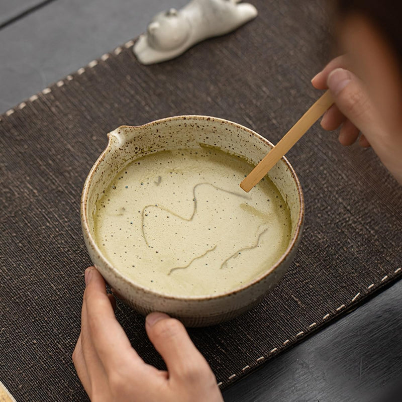 JIKANNOYA 抹茶 セット matcha set 茶道具 4点セット陶器 抹茶茶碗 bowl 茶杓 茶せん 百本立 whisk 茶筅立て くせ直し お手入れも簡単 初心者 自宅用 ceremony 母の日 父の日 誕生日 贈り物 gift おしゃれ cute 高級 おうち時間グッズ CJ167