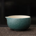 抹茶茶碗(注ぎ口付き ブルー)
