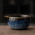 抹茶茶碗(星空ブルー)