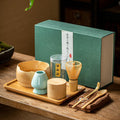 8点セット（竹茶碗&ギフトボックス）
