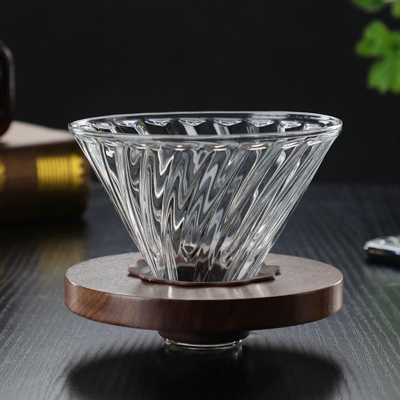 JIKANNOYA コーヒードリッパー ハンドドリップセット コーヒーサーバー 割れない コーヒー サーバー 高ホウ素シリカガラス材料 耐熱ガラス 直火対応 耐寒性 透明 蓋付き 電子レンジ·食洗機対応 目盛り付き コーヒー用品 使いやすい 洗いやすい 多用途 家用 喫茶店 AQKF31